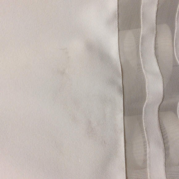 White Calvin Klein Fit and Flare Illusion Hem Crepe A-Line dress. Size 10 New - Picture 7 of 7